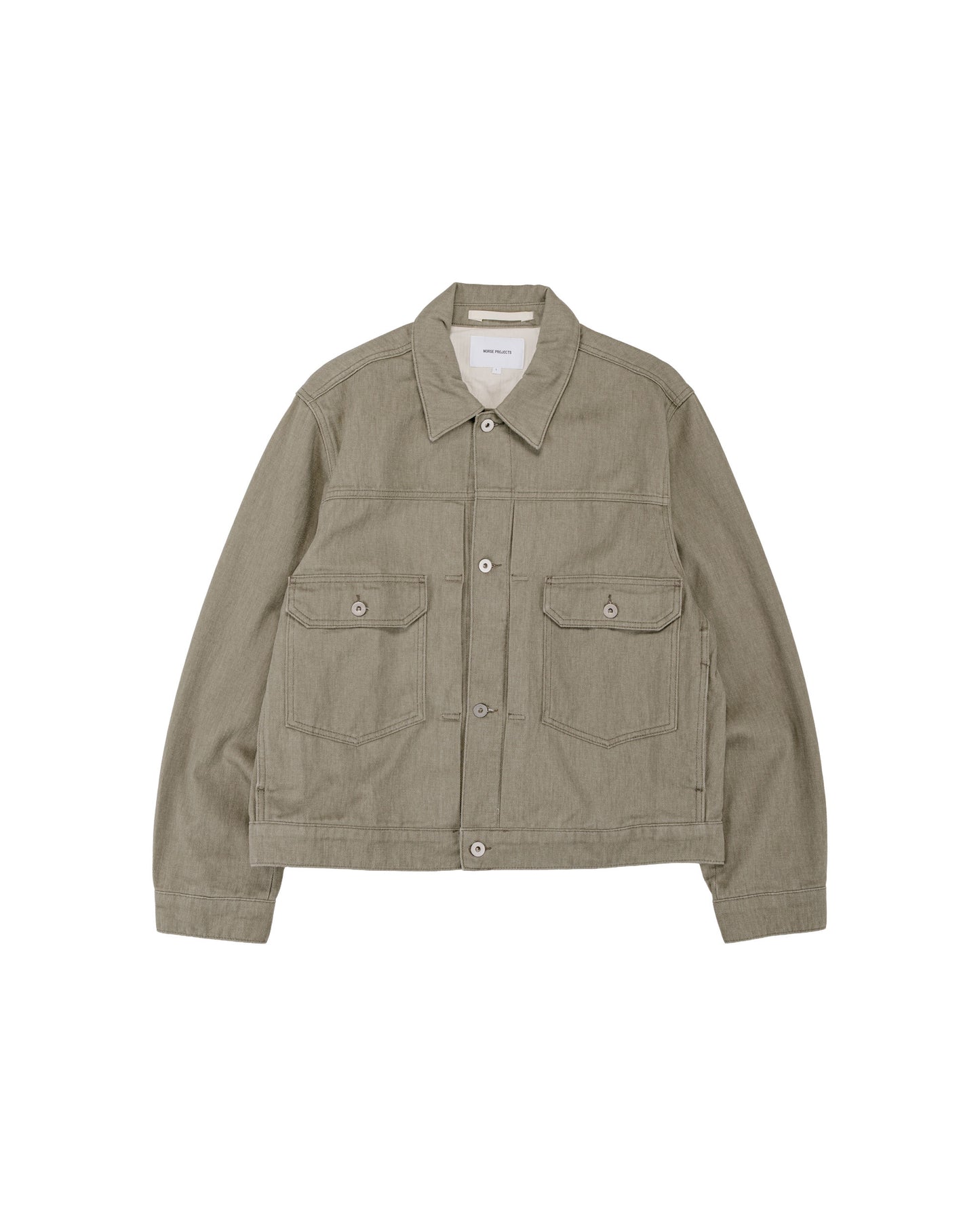 lost & found Norse Projects Norse Projects Storadal Resist Dyed Twill Type II Jacket Vetiver