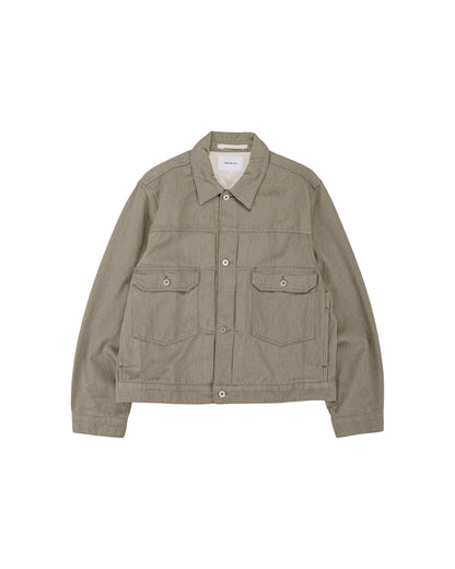 lost & found Norse Projects Norse Projects Storadal Resist Dyed Twill Type II Jacket Vetiver