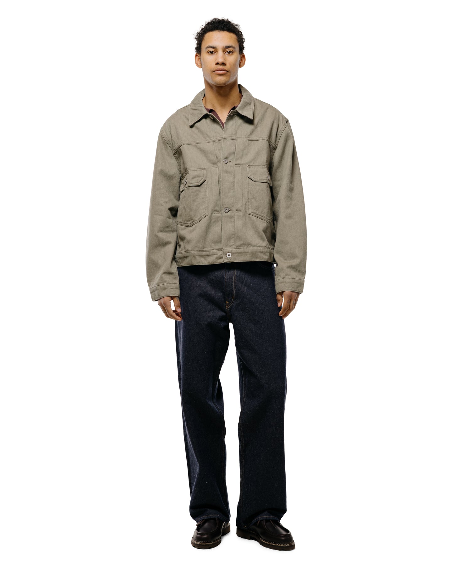 lost & found Norse Projects Norse Projects Storadal Resist Dyed Twill Type II Jacket Vetiver