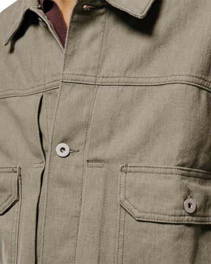 lost & found Norse Projects Norse Projects Storadal Resist Dyed Twill Type II Jacket Vetiver
