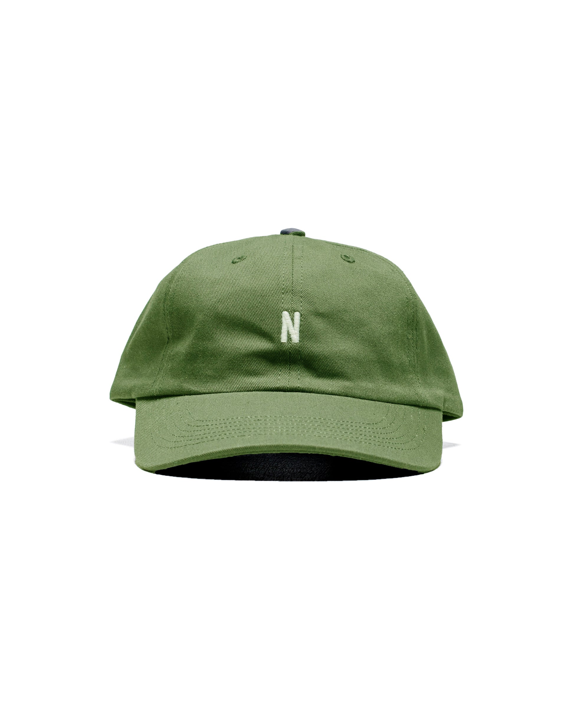 lost & found Norse Projects Norse Projects Twill Sports Cap Moss Green