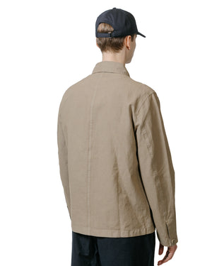Norse Projects Tyge Cotton Linen Overshirt Clay model back