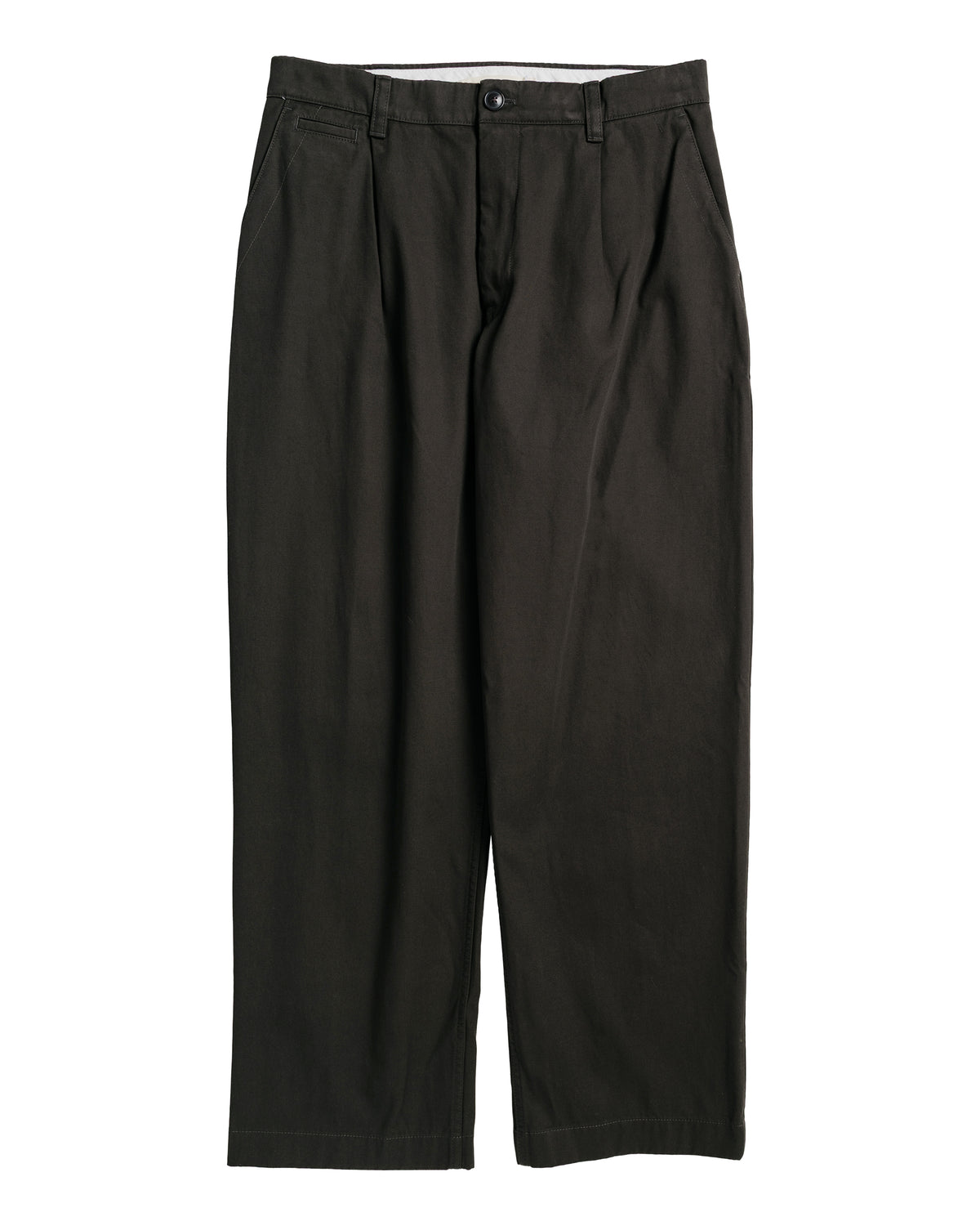 Norse Projects Volda Pleated Cotton Twill Trouser Beech Green