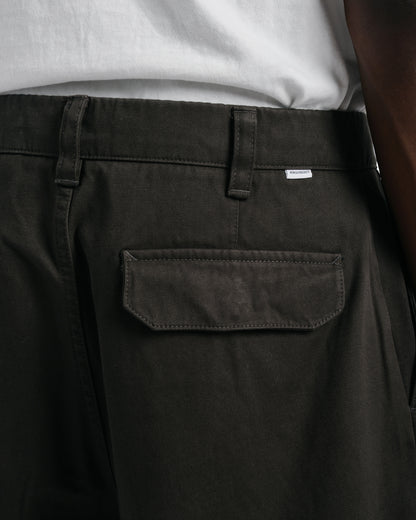 Norse Projects Volda Pleated Cotton Twill Trouser Beech Green