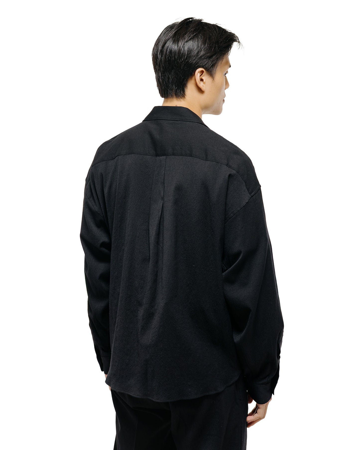 Old Joe Asymmetry Front Tunic Shirts (Long-Sleeve) Onyx