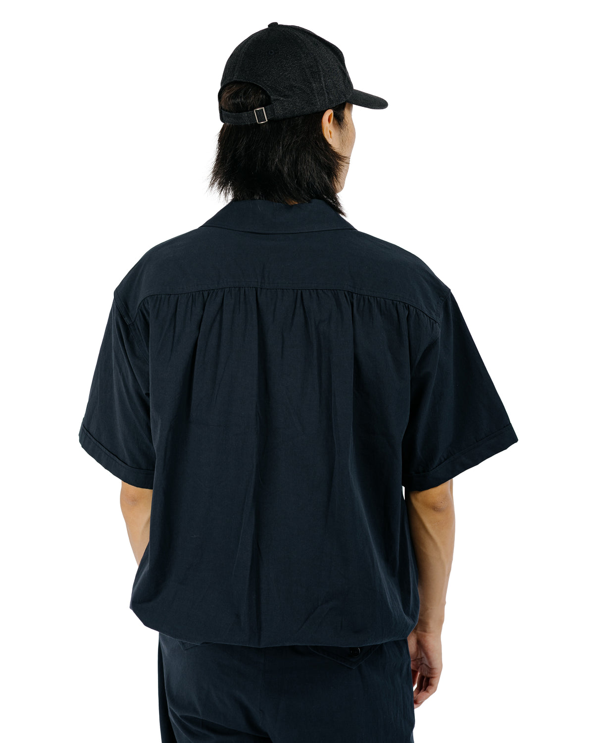Old Joe Gathered Waist Marlboro Shirts Short Sleeve Graphite