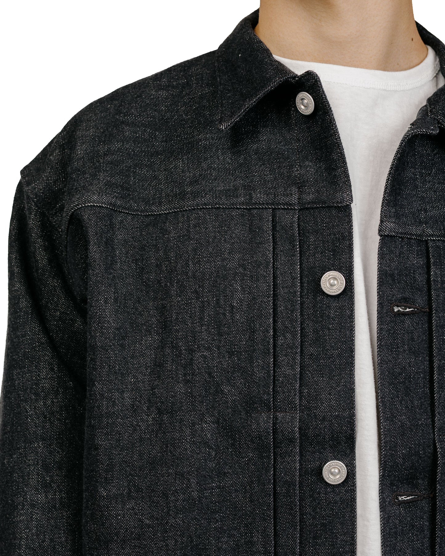 Old Joe One Pocket Jean Jacket Black
