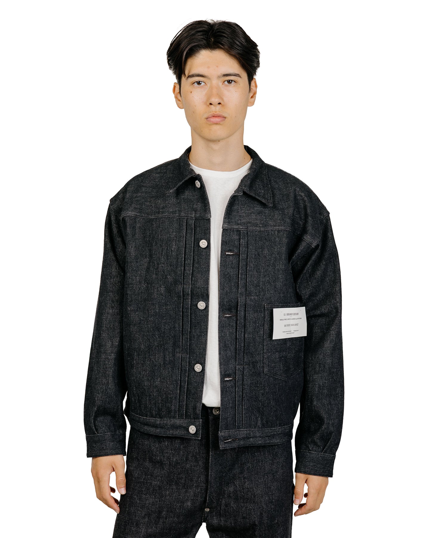 Old Joe One Pocket Jean Jacket Black