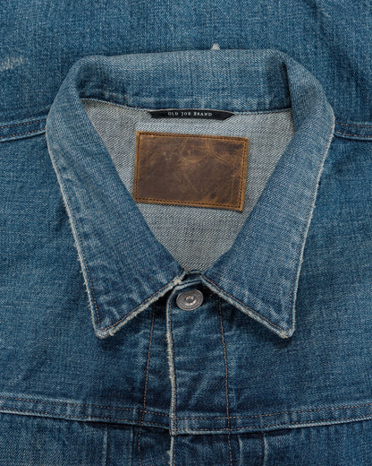 lost & found Old Joe Old Joe One Pocket Jean Jacket (Scar Face & Paint) Indigo