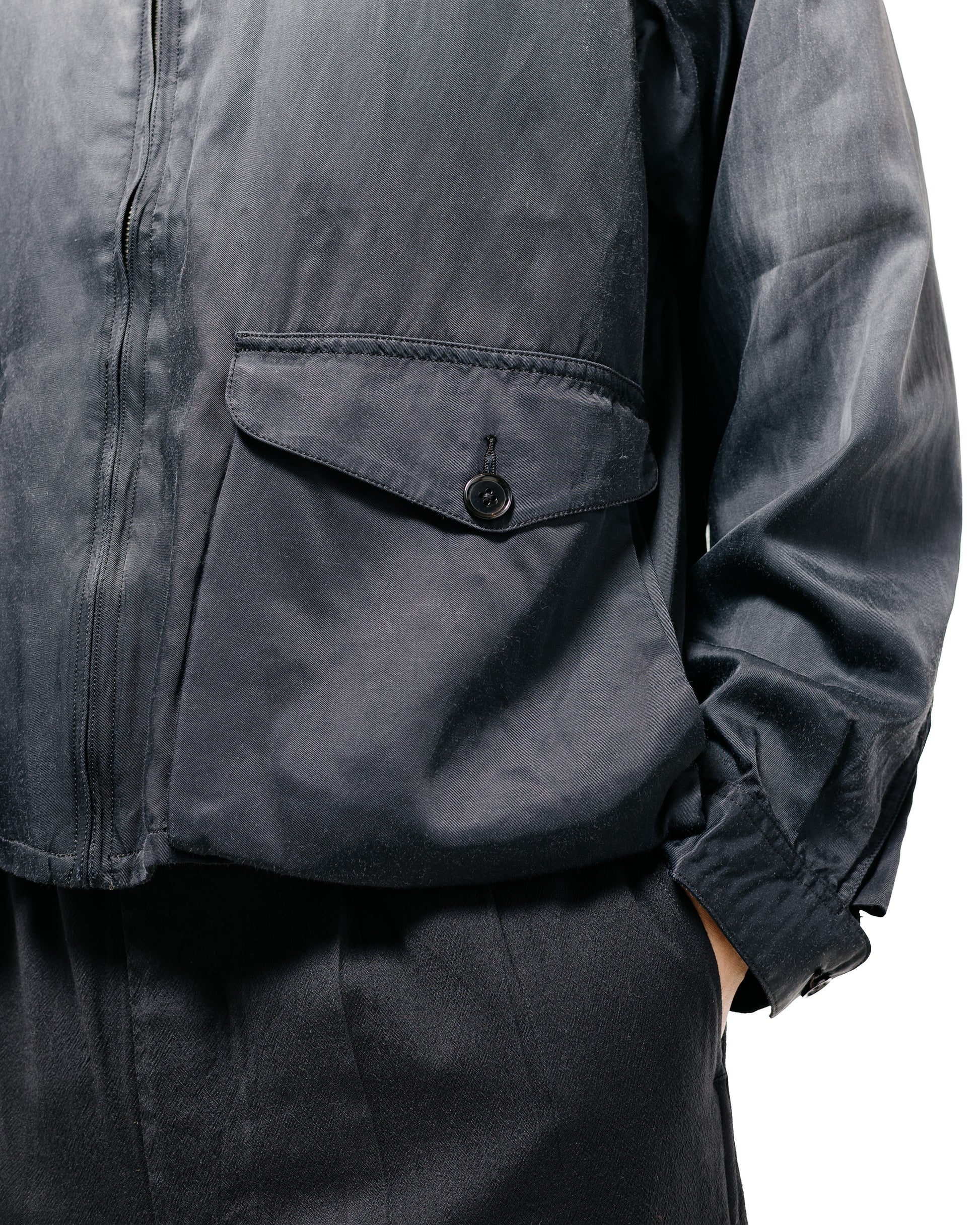 Old Joe Patina-Rayon Weather Chief Jacket Graphite