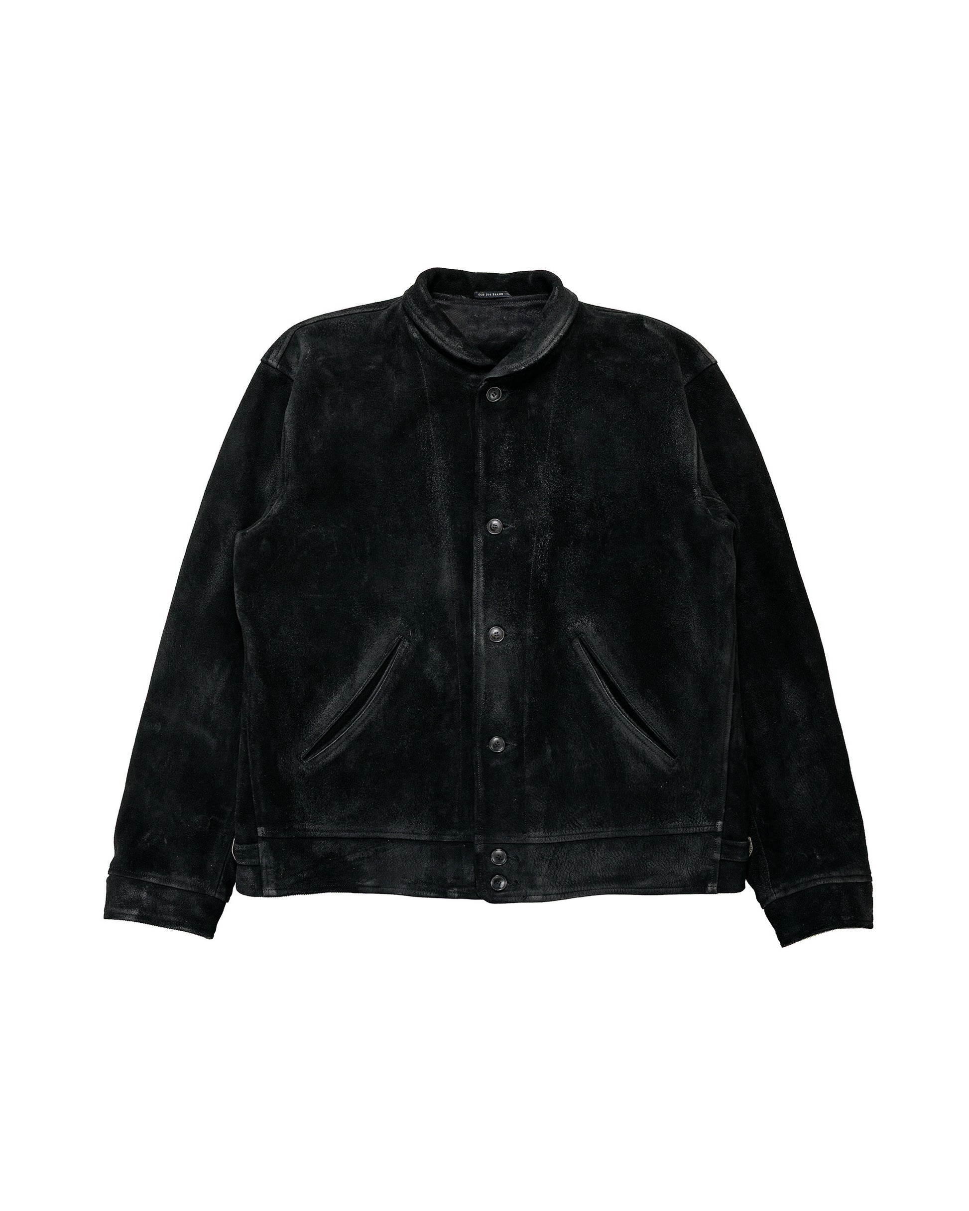 Old Joe Patina Horse-Hide Cossack Jacket Rough Out Patina Black