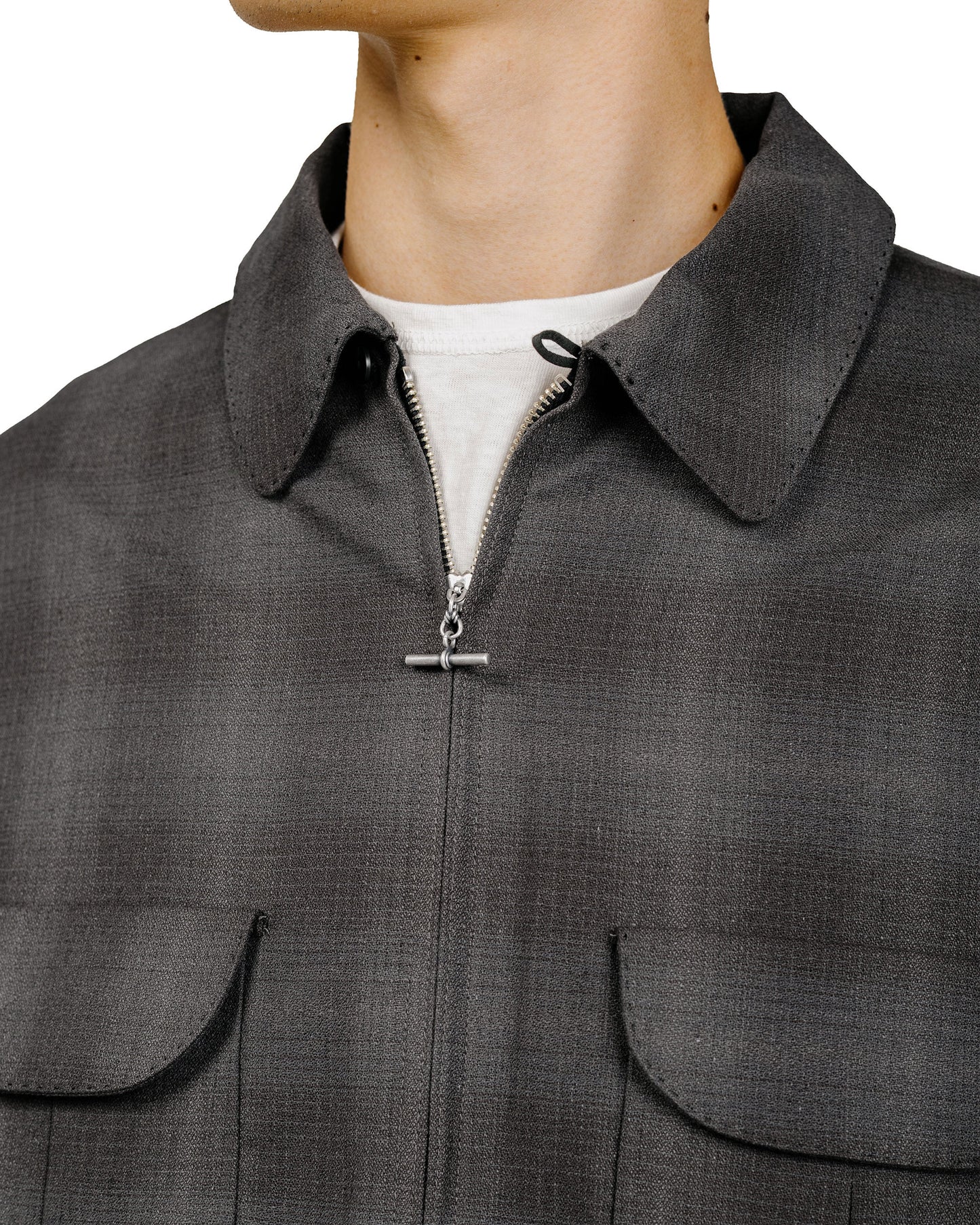 lost & found Old Joe Old Joe Pleated-Pocket Ricky Jacket Graphite Plaid
