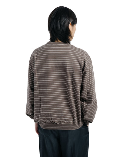 Old Joe Stripe Sports Tops (Long-Sleeve) Nutmeg