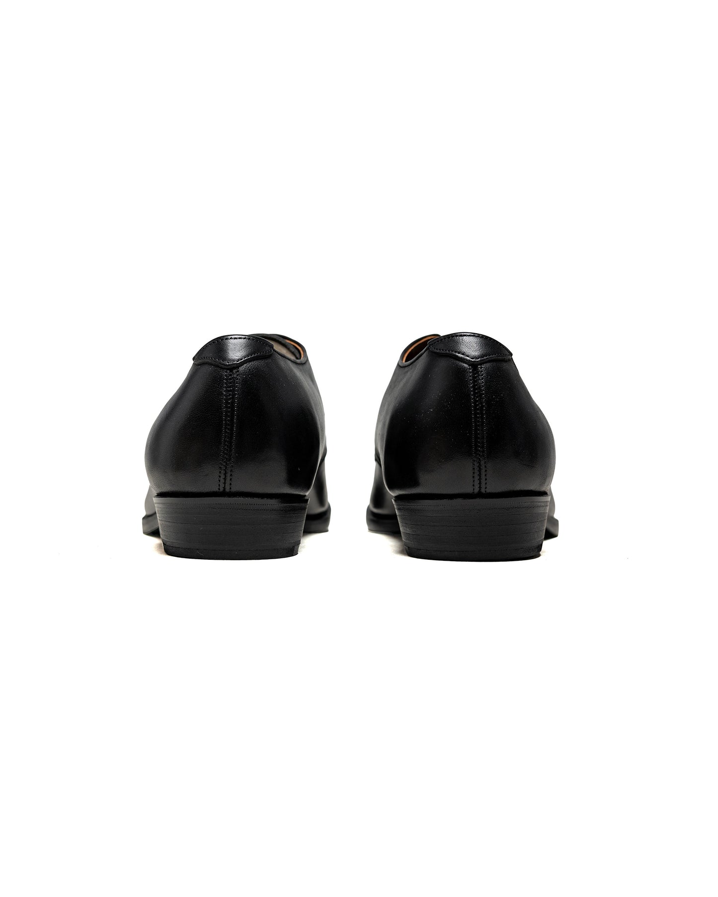 Old Joe "The Officer" Stunning Leather Oxford Shoes Black Horsebutt