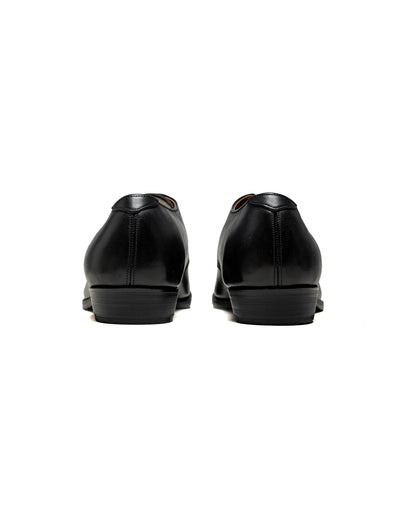 Old Joe "The Officer" Stunning Leather Oxford Shoes Black Horsebutt