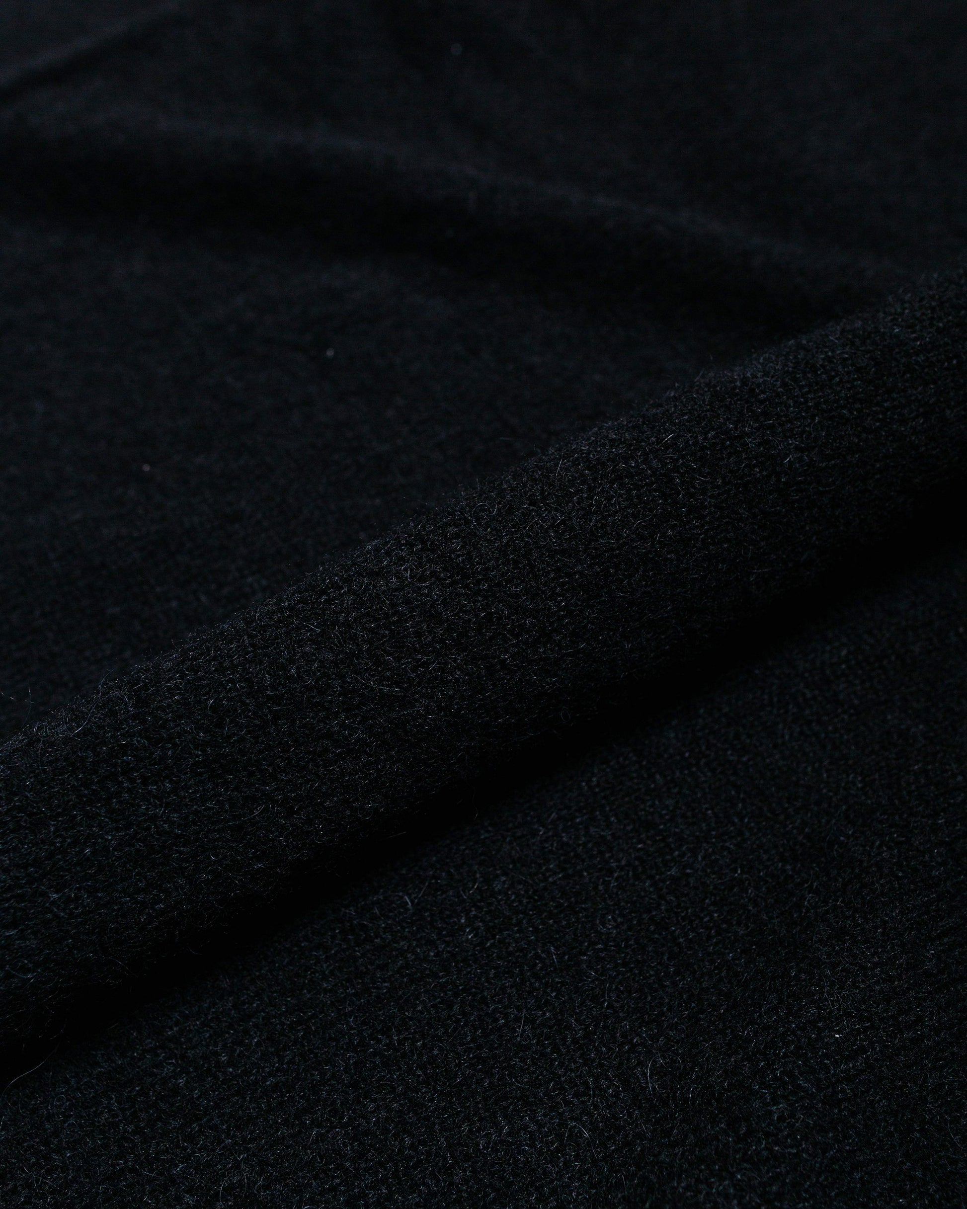 lost & found Our Legacy Our Legacy Evening Polo Black Fuzzy Alpaca