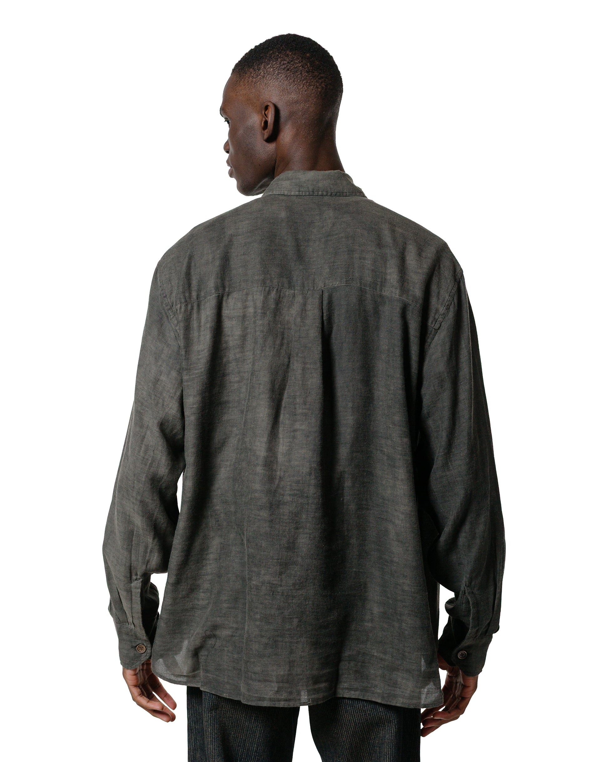 Our Legacy Above Shirt Dark Cloud Sparse Cotton Wool