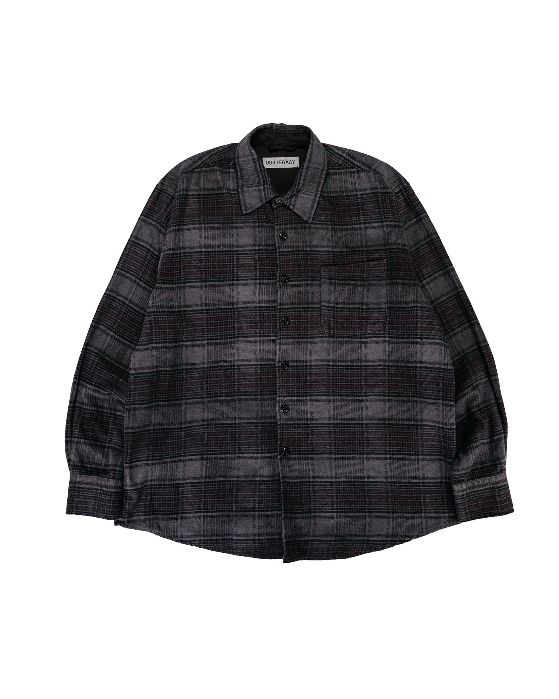 Our Legacy Above Shirt Faded Nocturne Check Flannel