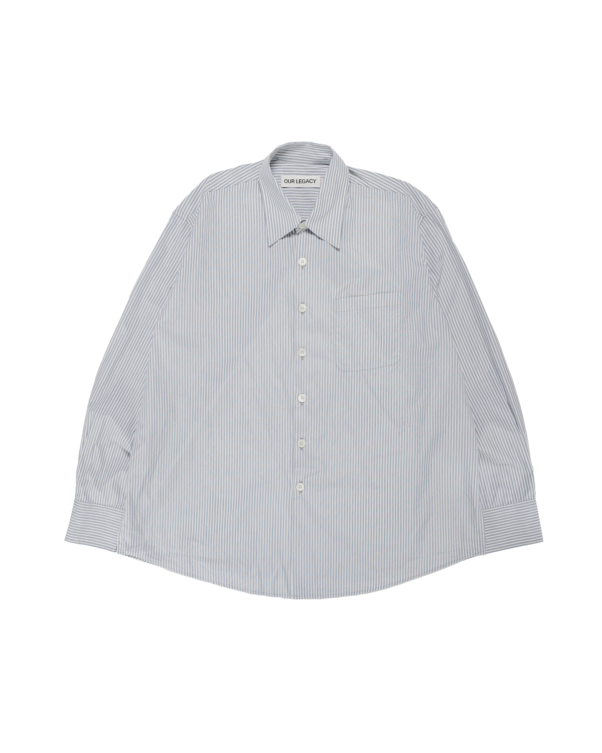 lost & found Our Legacy Our Legacy Above Shirt Faubourg Stripe Super Poplin