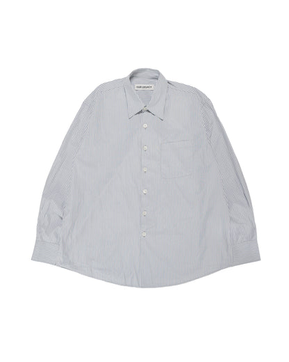 lost & found Our Legacy Our Legacy Above Shirt Faubourg Stripe Super Poplin