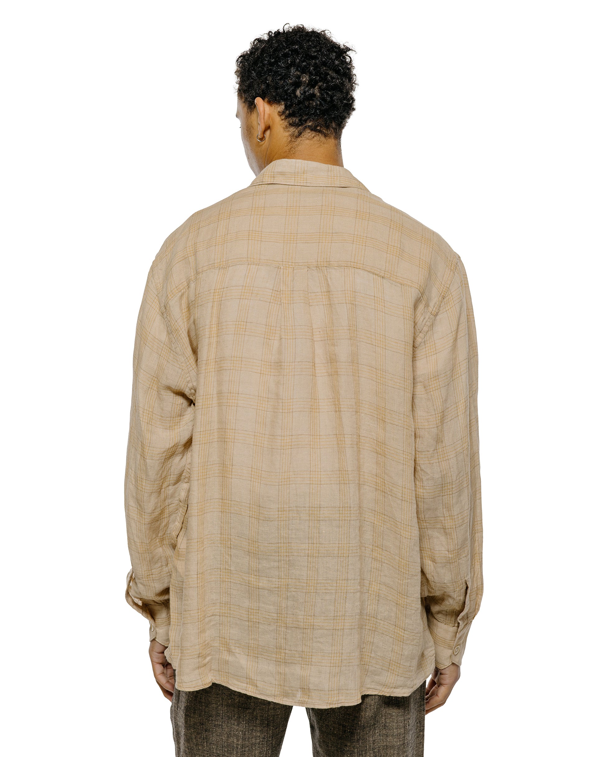 lost & found Our Legacy Our Legacy Above Shirt Vacay Check Gauze Linen
