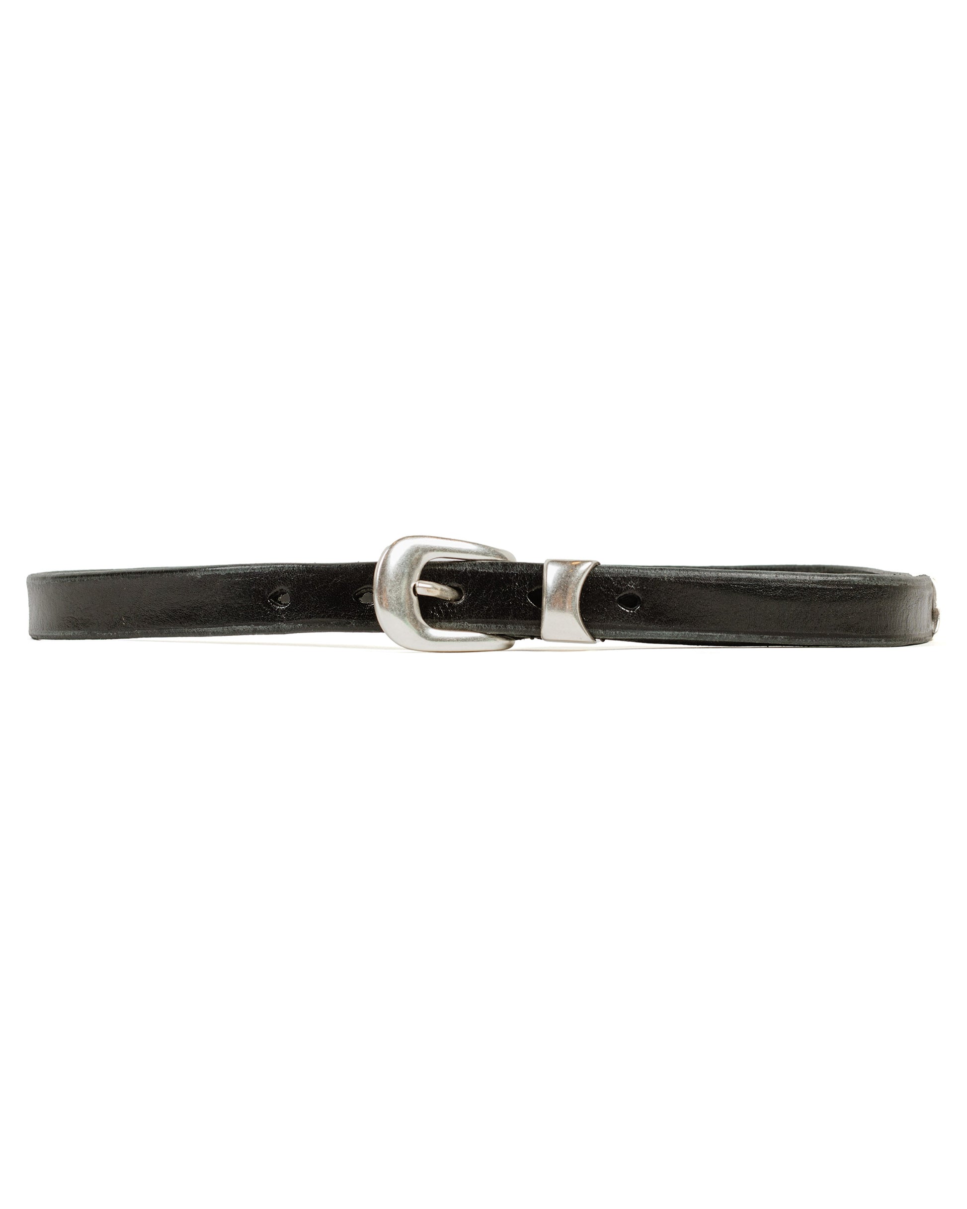 lost & found Our Legacy Our Legacy Belt 2CM Black Leather