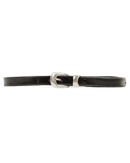 lost & found Our Legacy Our Legacy Belt 2CM Black Leather