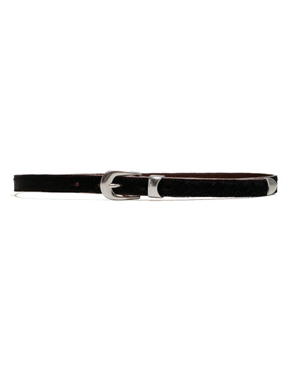 Our Legacy Belt 2CM Chocolate Hair On Hide