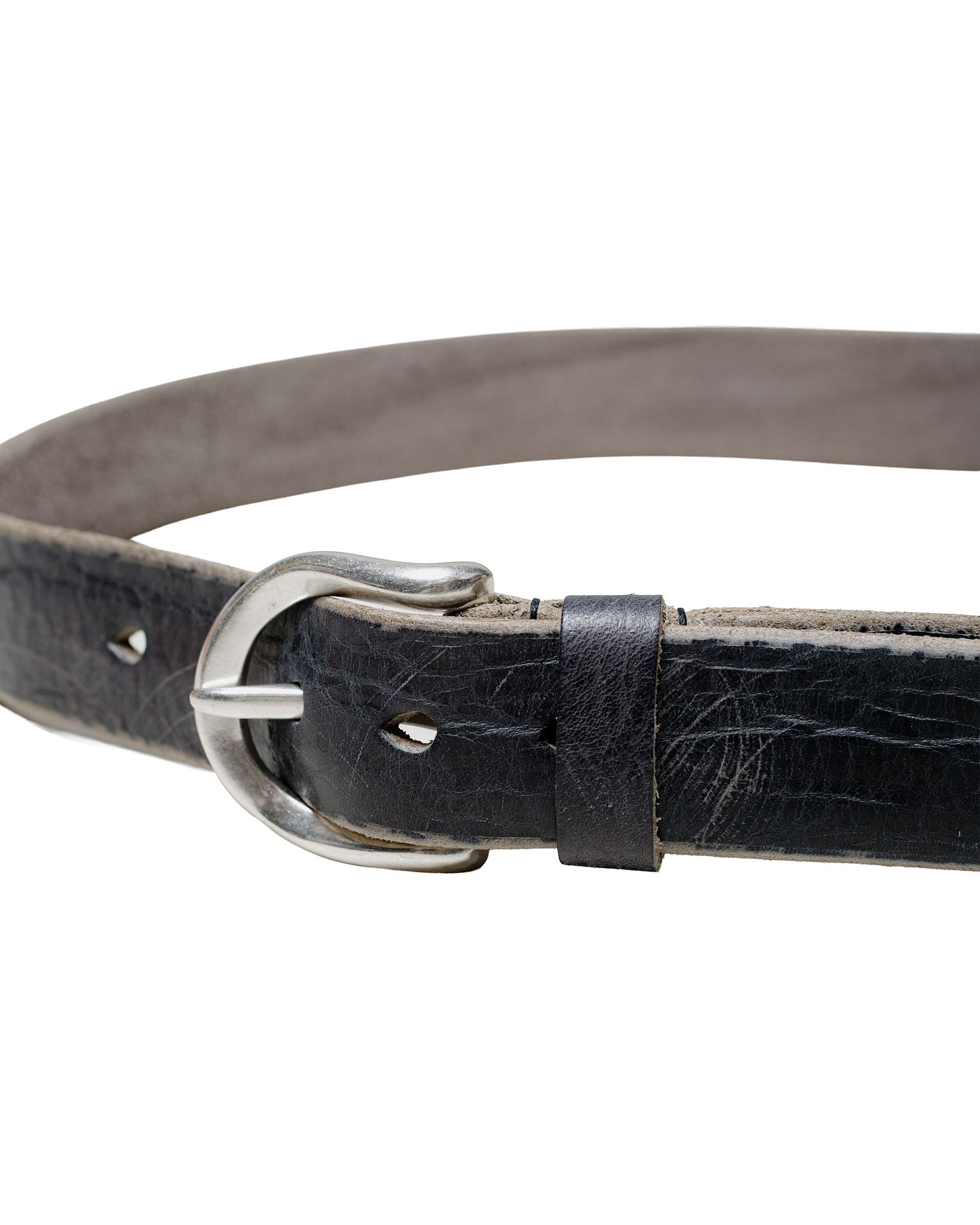 Our Legacy Belt 3.5CM Soft Coal Torn Bovine
