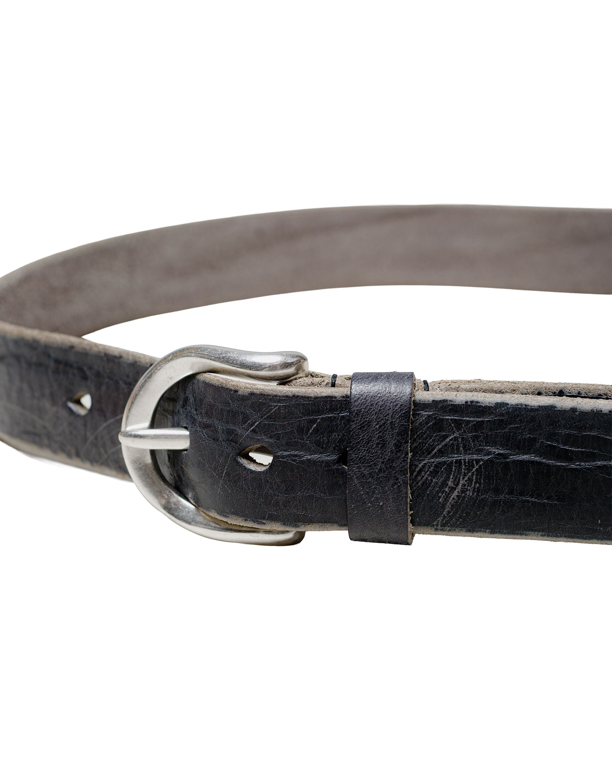 Our Legacy Belt 3.5CM Soft Coal Torn Bovine