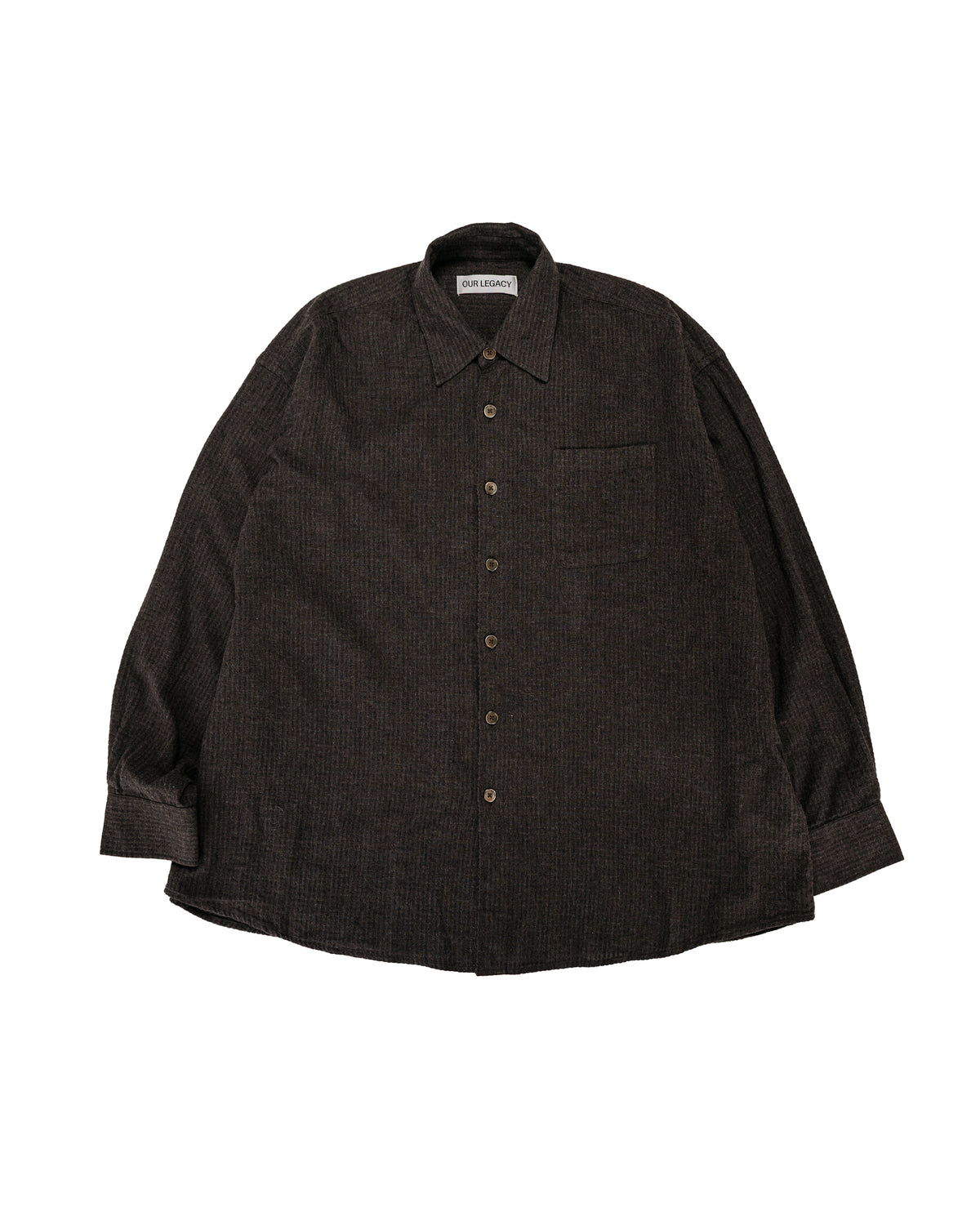 lost & found Our Legacy Our Legacy Borrowed Shirt Truffle Check Grid Cloth