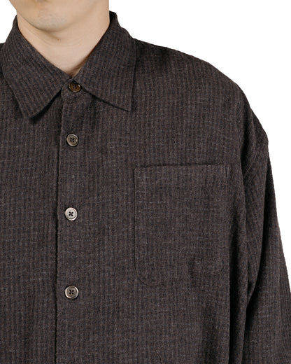 lost & found Our Legacy Our Legacy Borrowed Shirt Truffle Check Grid Cloth