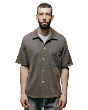 Our Legacy Box Shirt Shortsleeve Muck Boucle model front