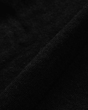 Our Legacy Evening Polo Black Fuzzy Alpaca Fabric