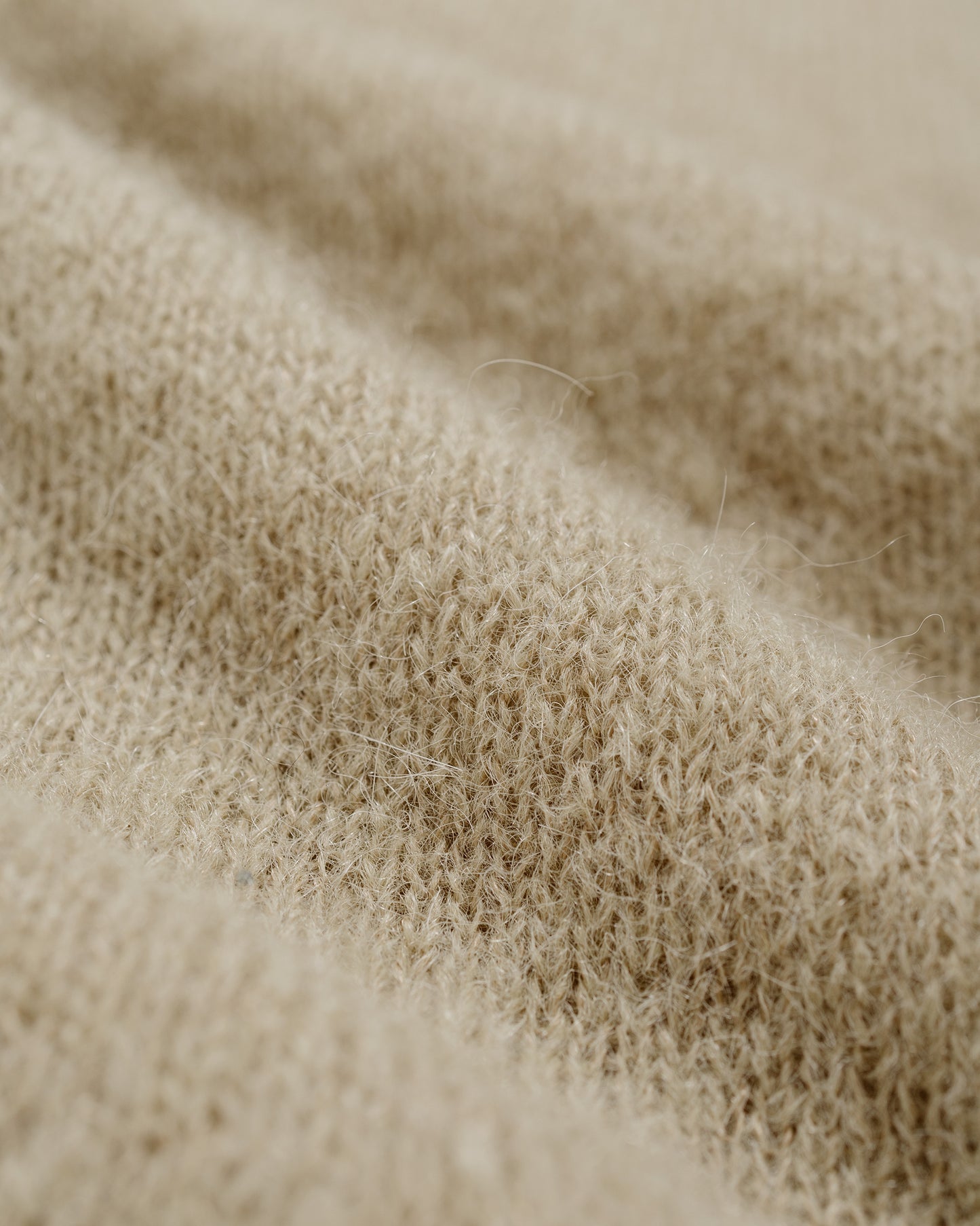 Our Legacy Evening Polo Soft Sage Fuzzy Alpaca