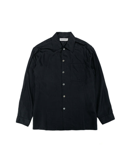 lost & found Our Legacy Our Legacy Every Shirt Draping Black Lyocell
