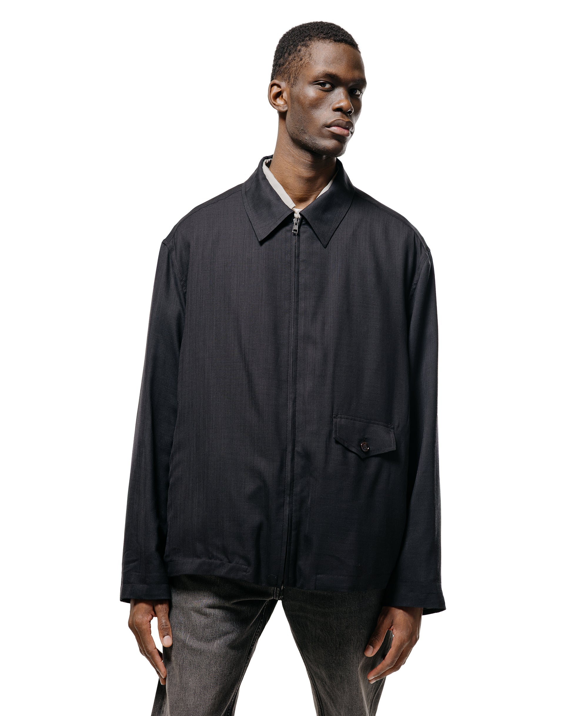lost & found Our Legacy Our Legacy Evolved Jacket Eclipse Black Merino Voile
