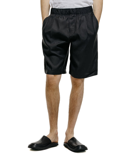 lost & found Our Legacy Our Legacy Leisure Shorts Still Black Calm Cupro Cotton