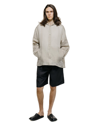 lost & found Our Legacy Our Legacy Leisure Shorts Still Black Calm Cupro Cotton
