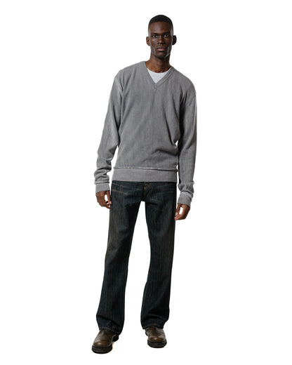 lost & found Our Legacy Our Legacy Parallel V-Neck Grey Spray Dye Cherub Wool