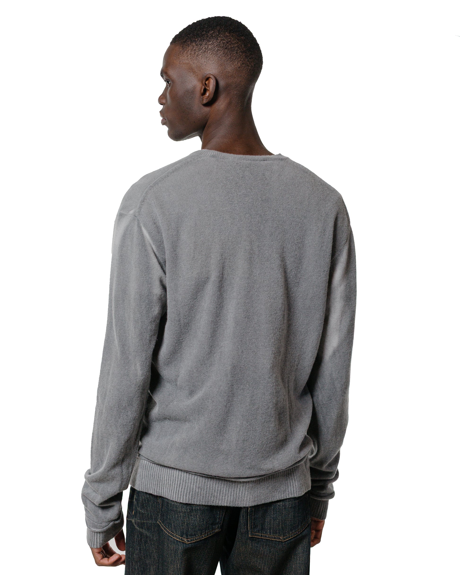 lost & found Our Legacy Our Legacy Parallel V-Neck Grey Spray Dye Cherub Wool