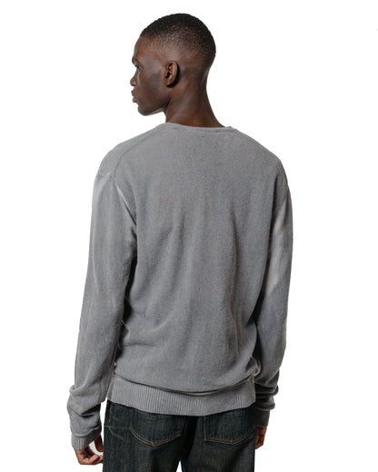 lost & found Our Legacy Our Legacy Parallel V-Neck Grey Spray Dye Cherub Wool