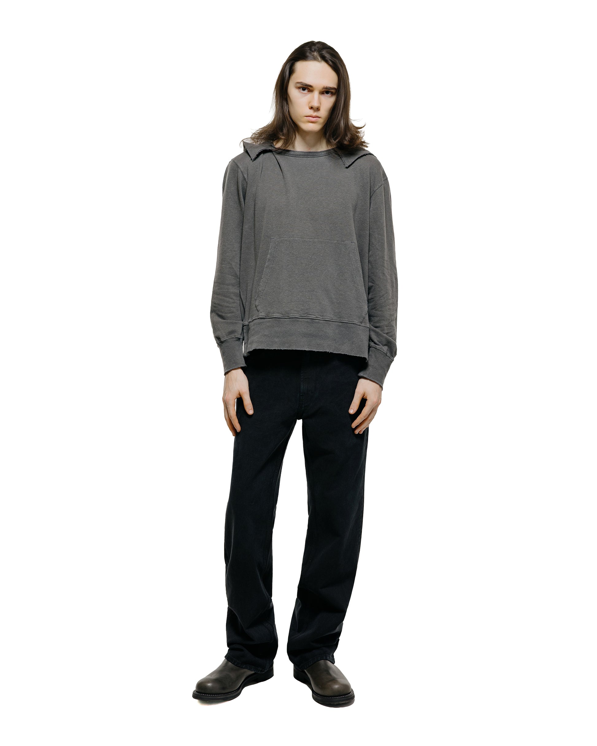 lost & found Our Legacy Our Legacy Relic Hoodie Washed Black Rogue Loopback