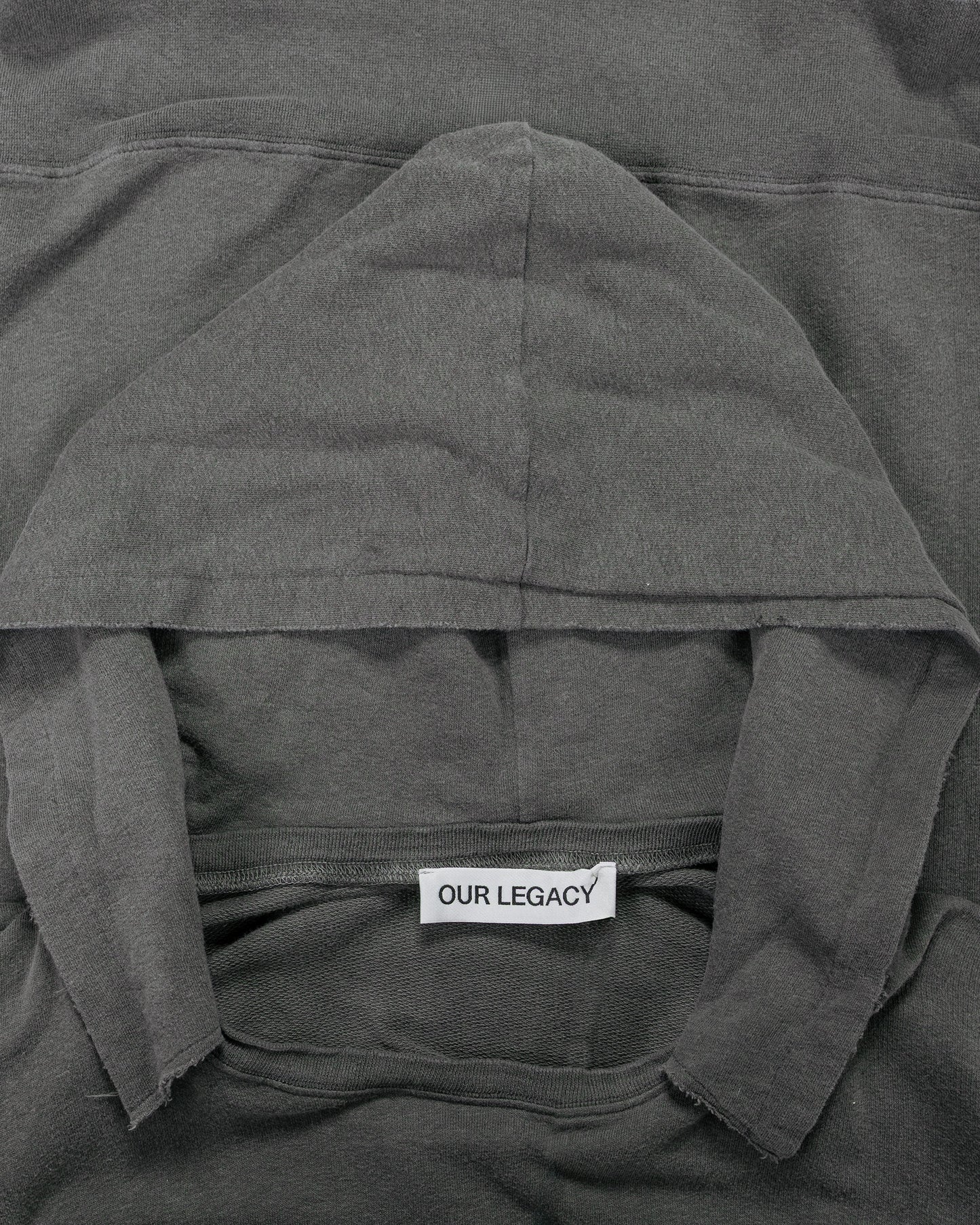 lost & found Our Legacy Our Legacy Relic Hoodie Washed Black Rogue Loopback