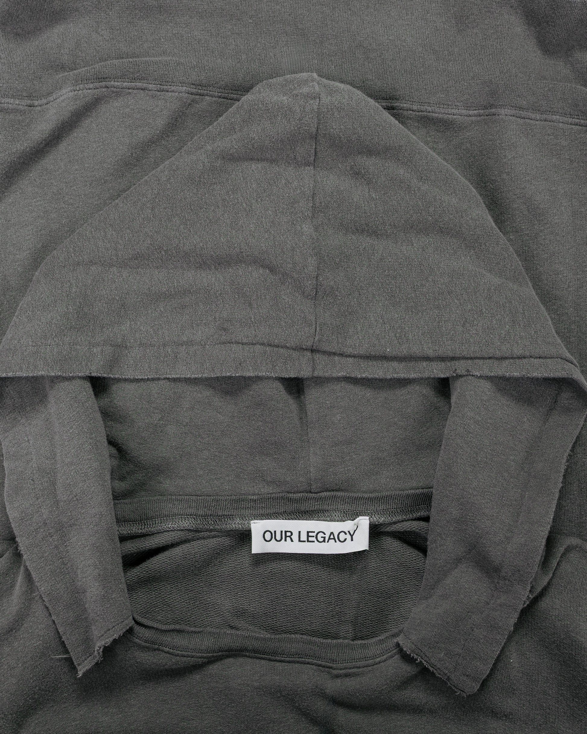 lost & found Our Legacy Our Legacy Relic Hoodie Washed Black Rogue Loopback