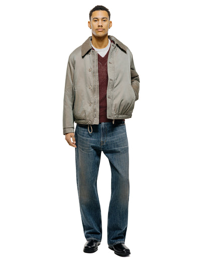 lost & found Our Legacy Our Legacy Rue V-Neck Cabernet Cyclone Linen