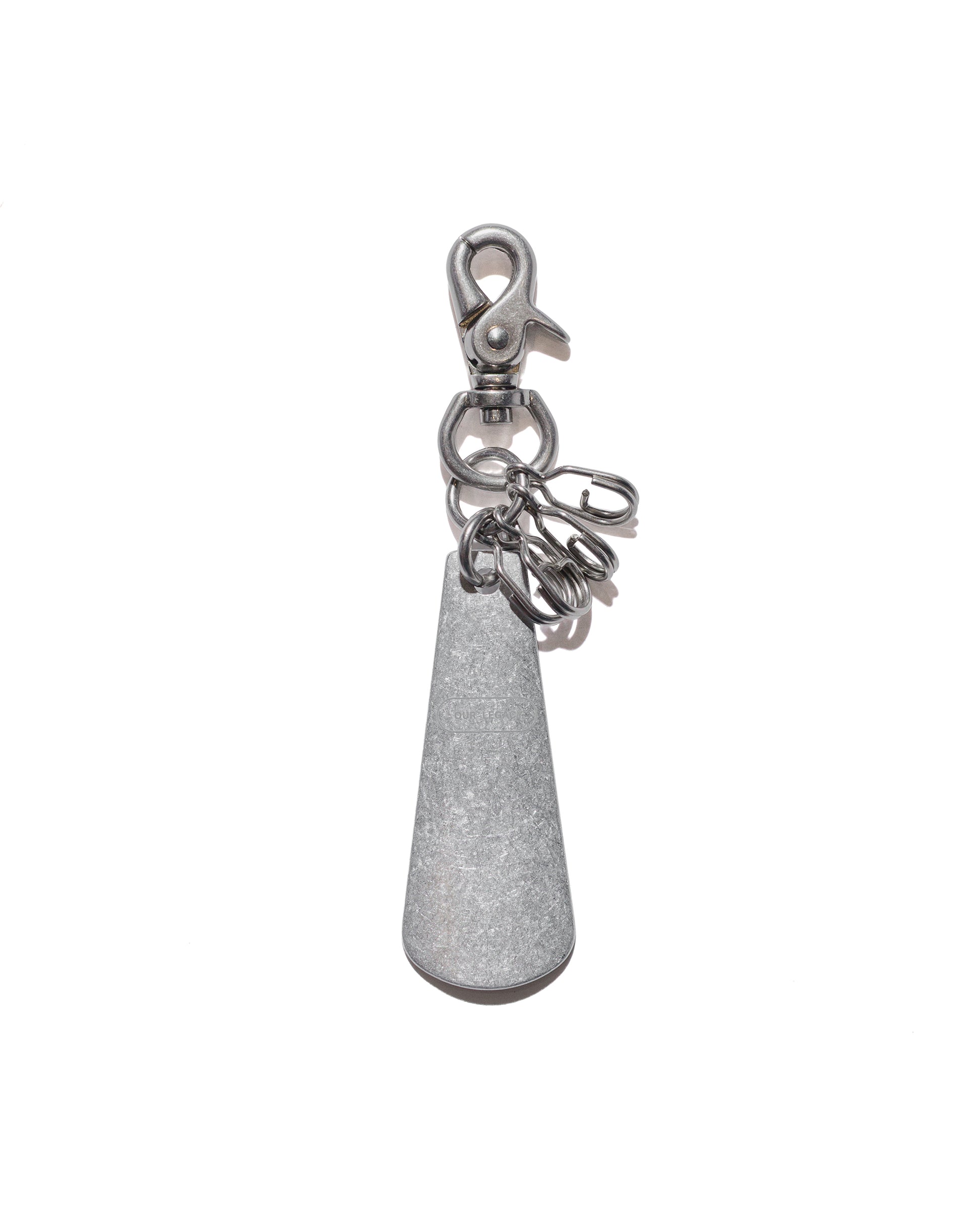 Our Legacy Shoehorn Keyring Matte Aluminium