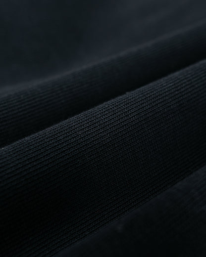 lost & found Our Legacy Our Legacy Shrunken Full Zip Black Athletic Rib