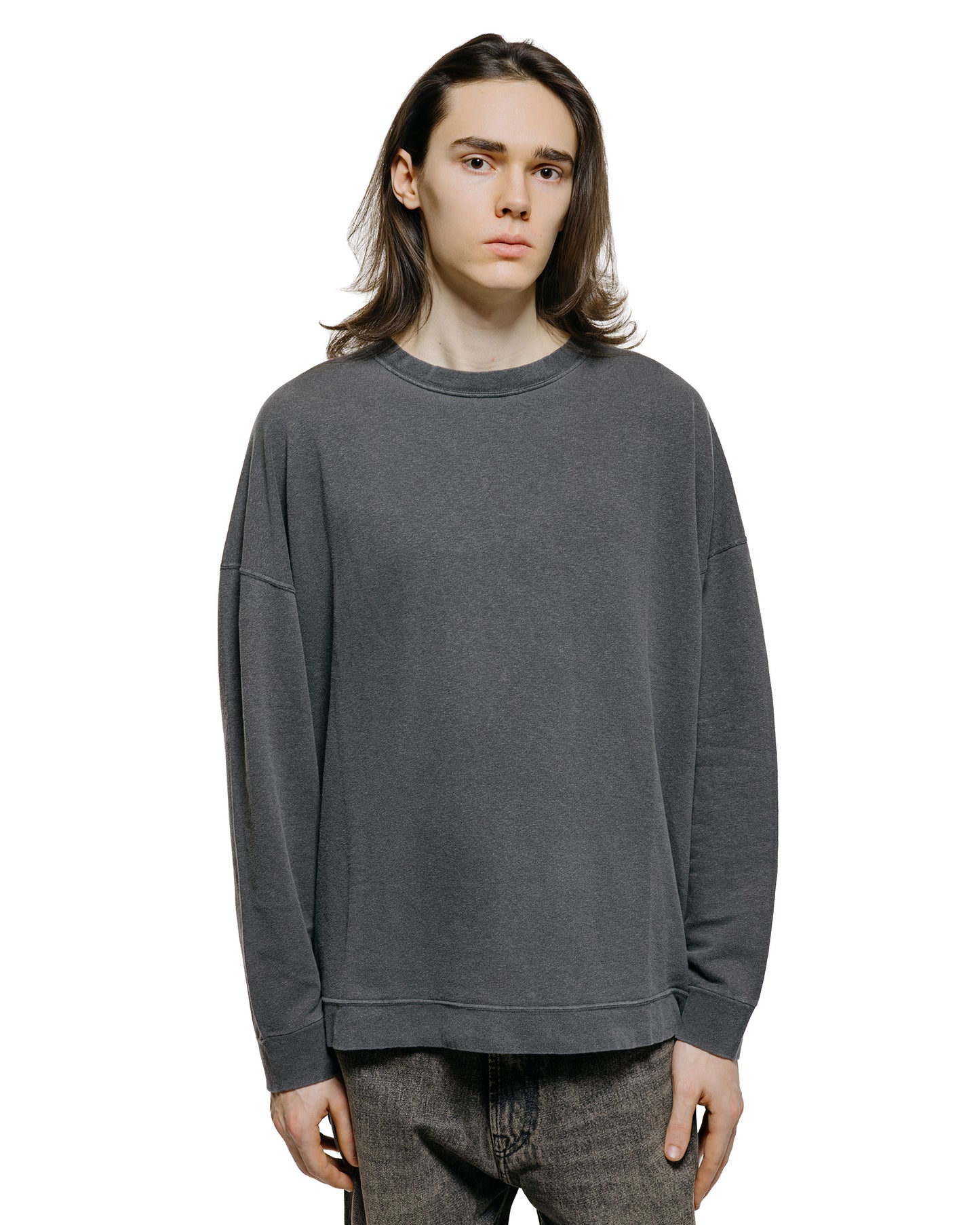 lost & found Our Legacy Our Legacy Slack Sweatshirt Washed Black Rogue Loopback