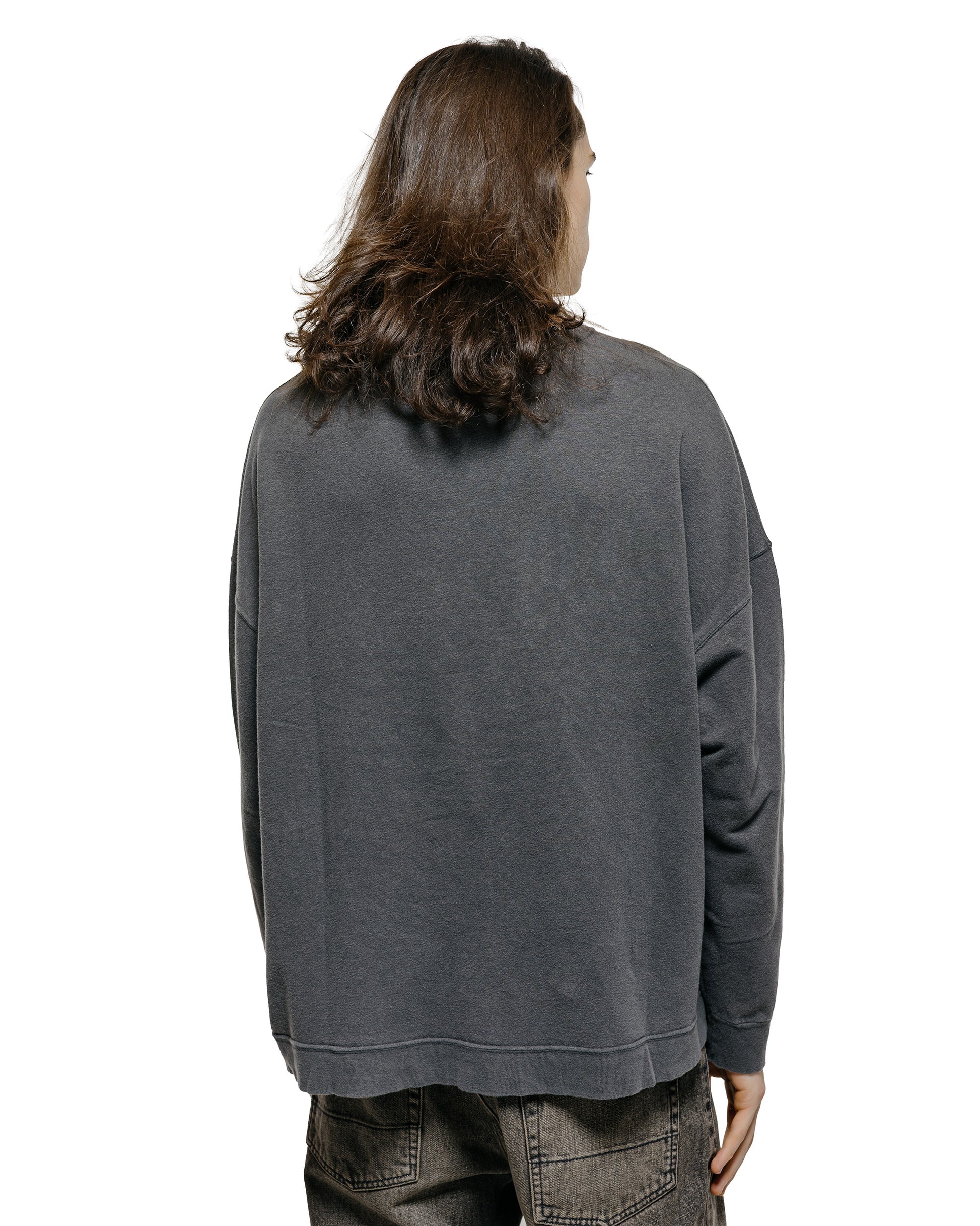lost & found Our Legacy Our Legacy Slack Sweatshirt Washed Black Rogue Loopback